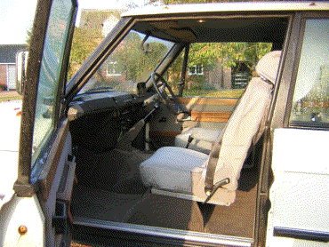 Range Rover inside
